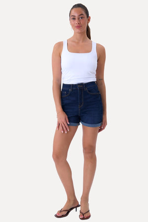 The Original Performance Τζην Shorts - Σκούρο μπλε denim