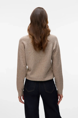 Μπλούζα Doffy O-Neck - Moon Rock Melange