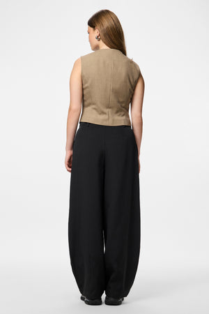 Φούσκα Ασύμμετρο Γιλέκο - Greige