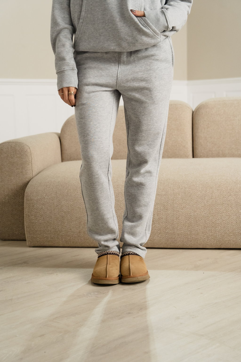 Essential Sweatpants - Grey Melange