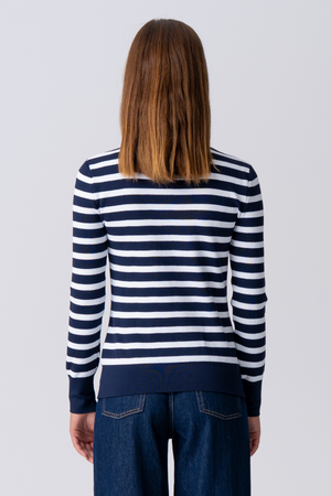 Maja Striped Shirt - Navy