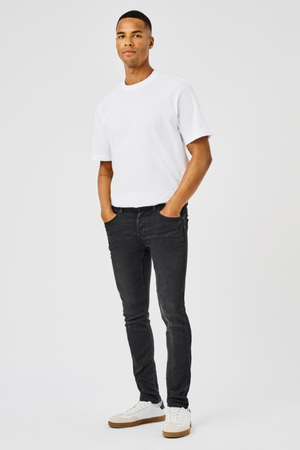 Τζιν αργιλισμού - denim μαύρο