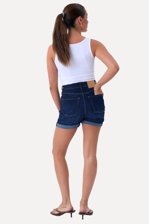 The Original Performance Τζην Shorts - Σκούρο μπλε denim