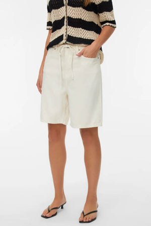 Τζιν Villa Bermuda Shorts - Εκρού