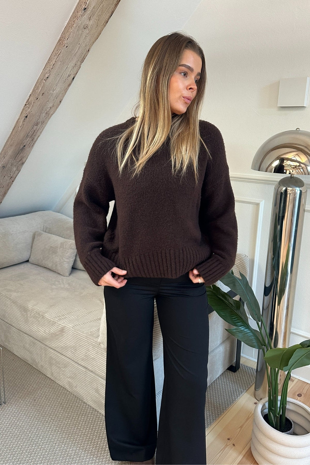 Rosalie Wide Pants - Μαύρο