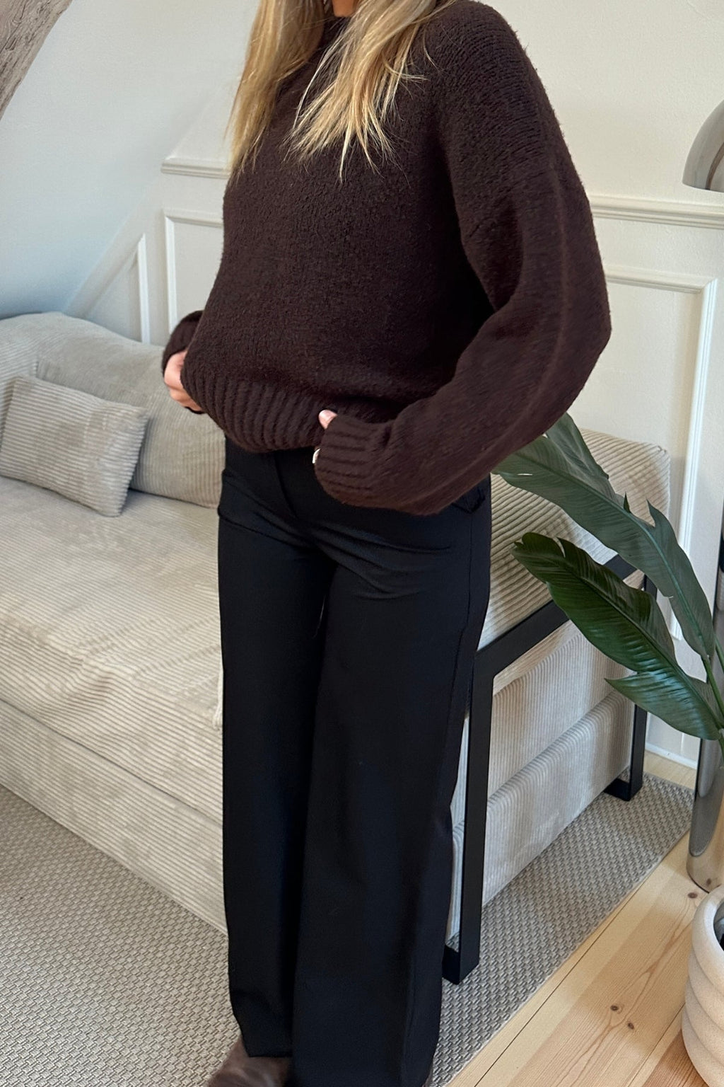 Rosalie Wide Pants - Μαύρο