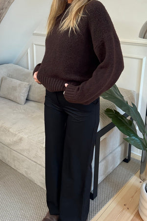 Rosalie Wide Pants - Μαύρο