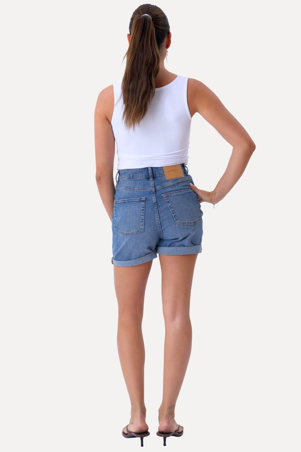 The Original Performance Denim Shorts - Medium Blue Denim (Woman)