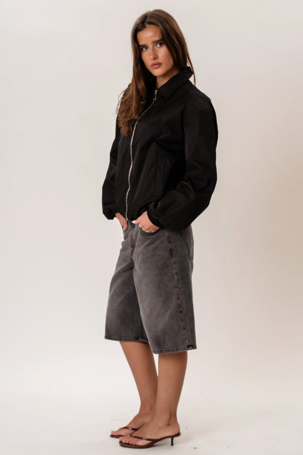 Ines Short Jacket - Black