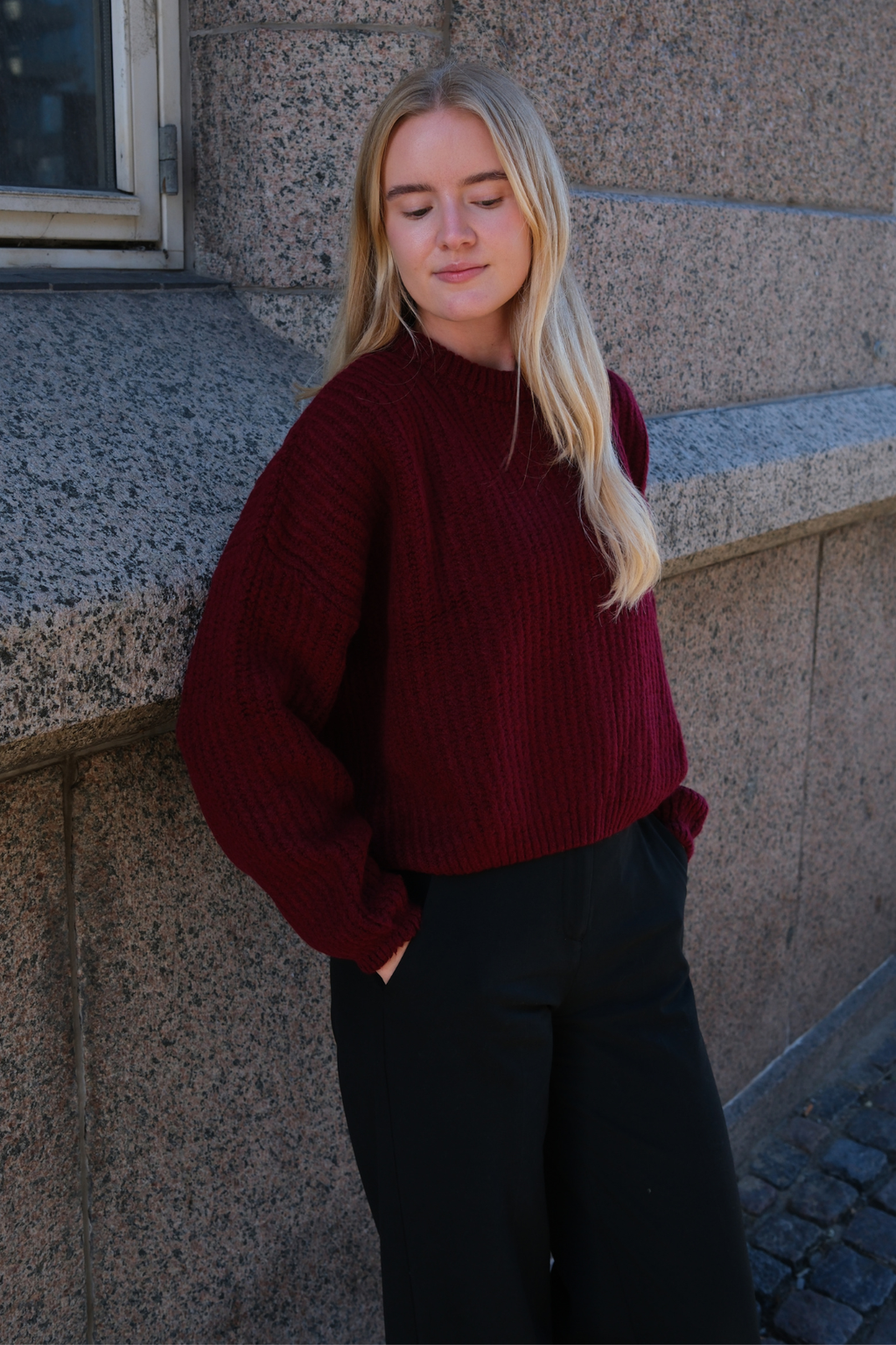 Gabriela Knit - Burgundy