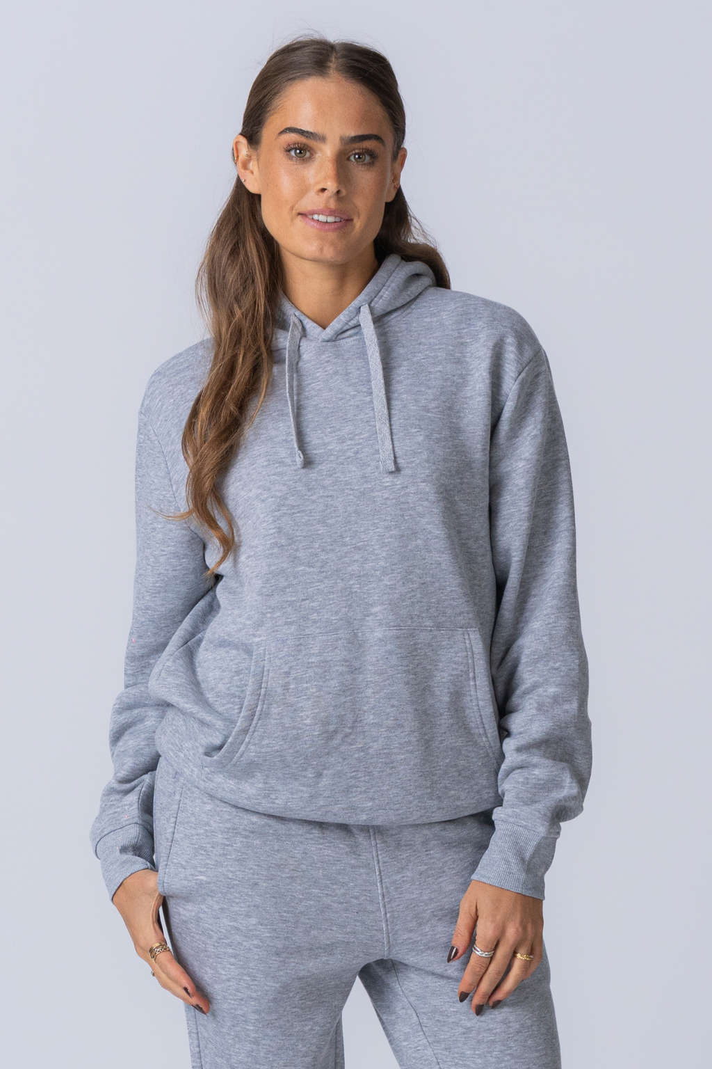 Essential Hoodie - Grey Melange