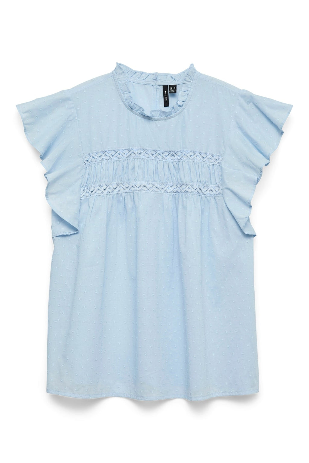 Trine Lace Top - Cashmere Blue