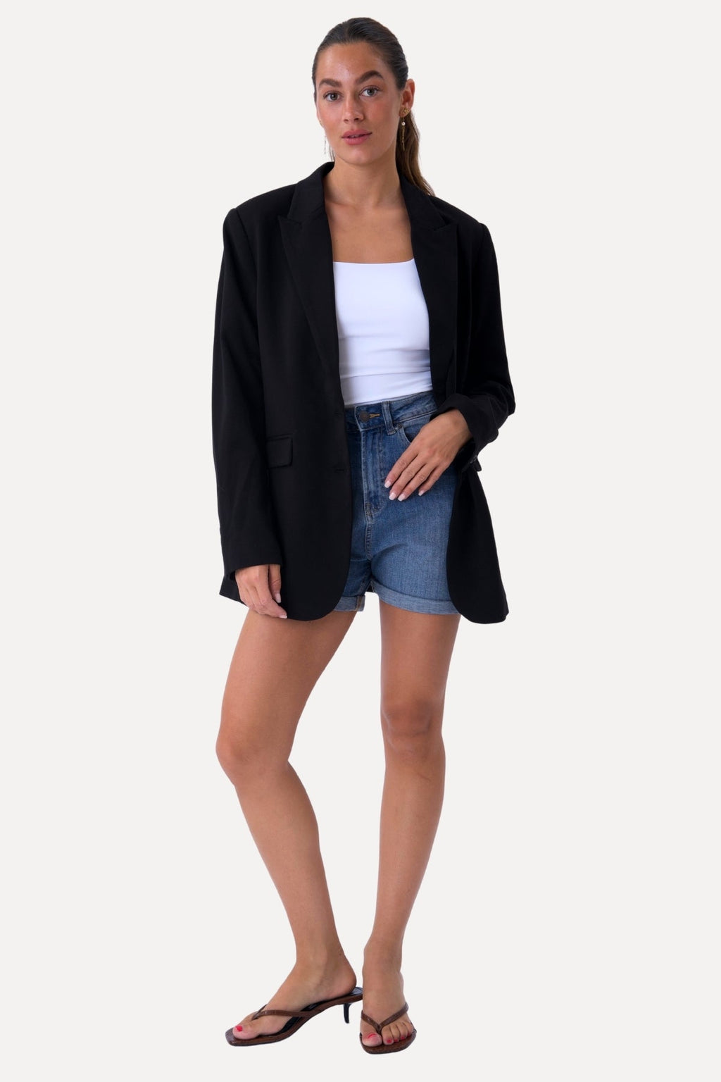 The Original Performance Denim Shorts - Medium Blue Denim (Woman)
