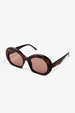 Sara Sunglasses - Brown/Brown