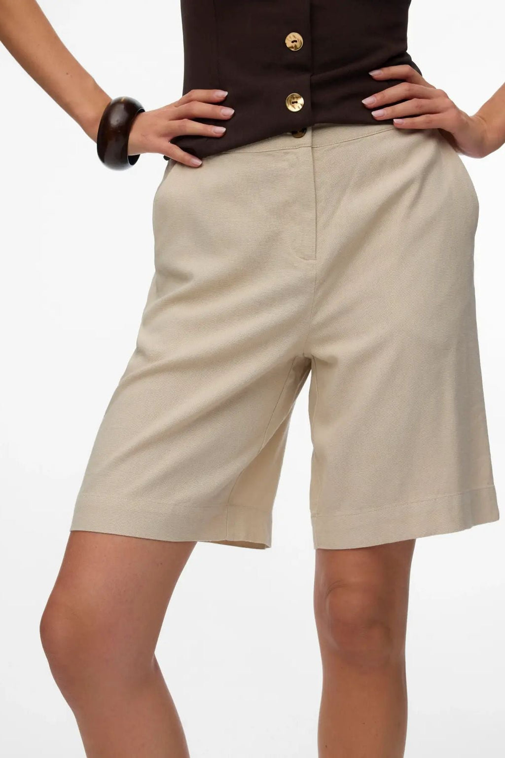 Mymilo Bermuda Shorts - Ασημένια επένδυση