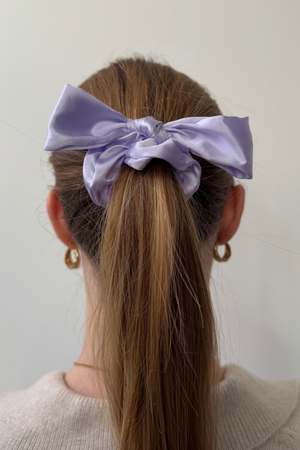 Bow Scrunchie - Μωβ