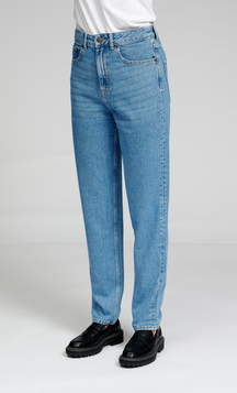 The Original Performance Mom Jeans - Light Blue Denim