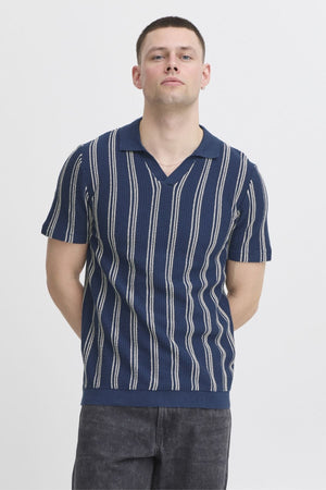 Striped Pullover - Blue
