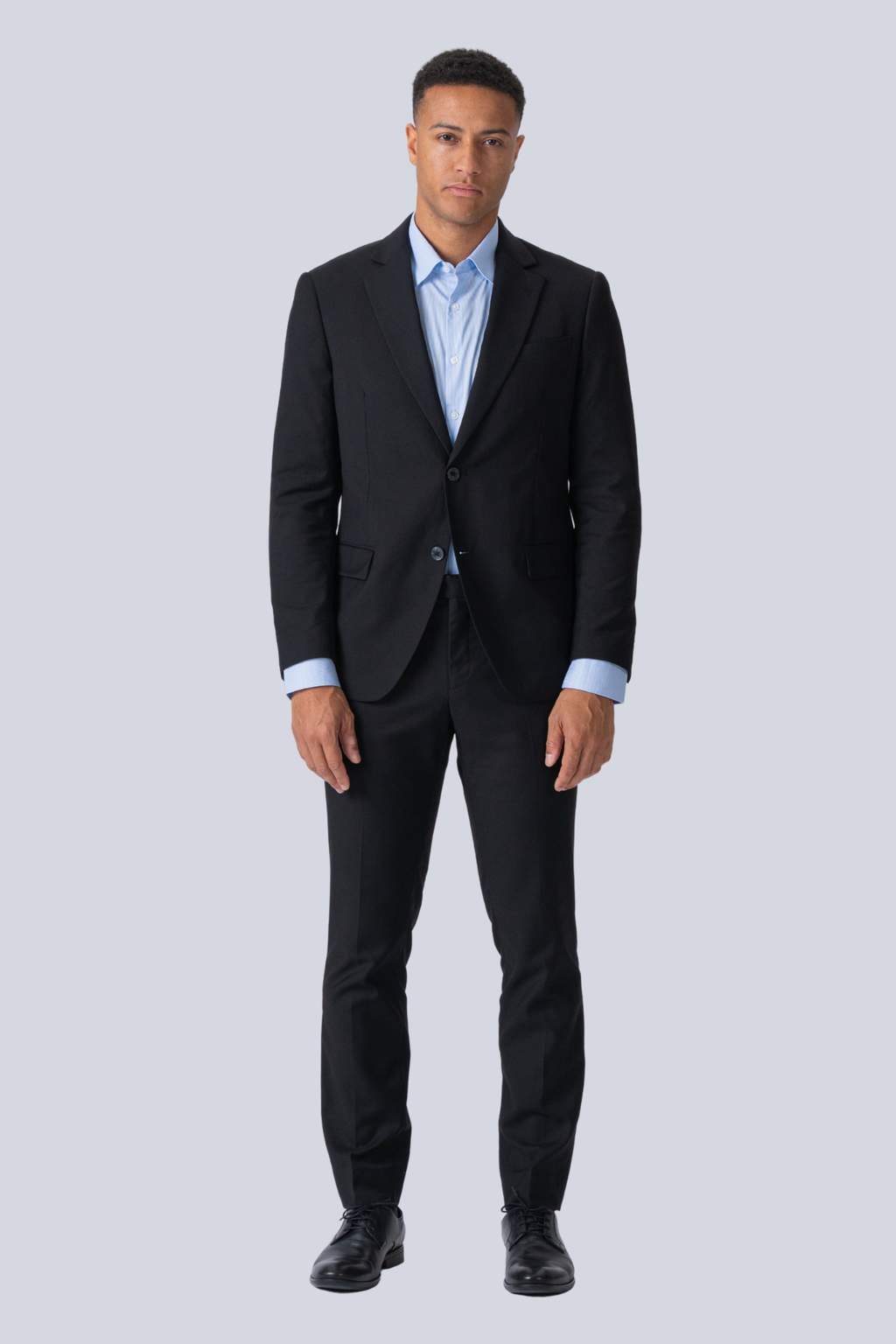 Premium Κοστούμι με μονοβάθμια (μαύρο)