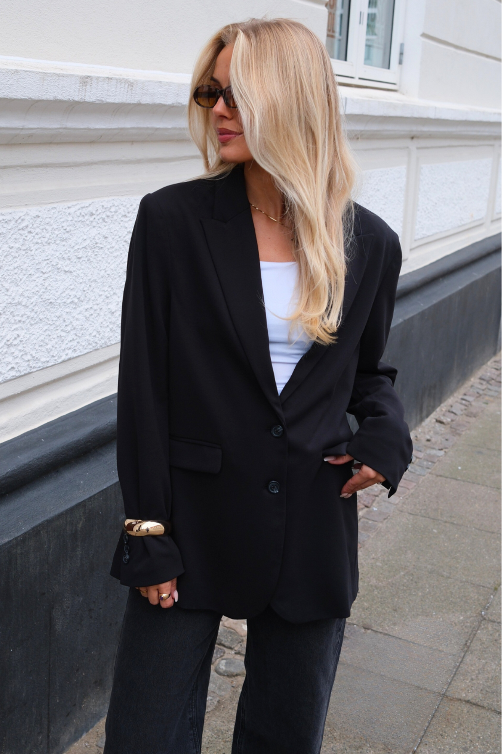 Classic fit Blazer - Μαύρο