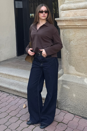 The Original Performance Ευρύ τζιν - σκούρο μπλε denim