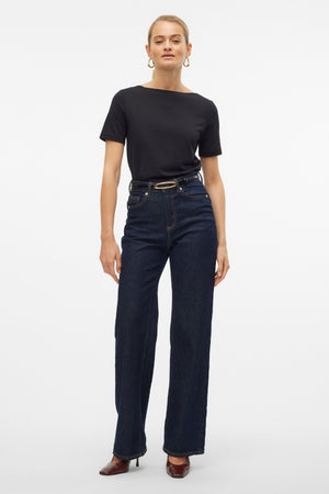 Panda Modal Top - Black