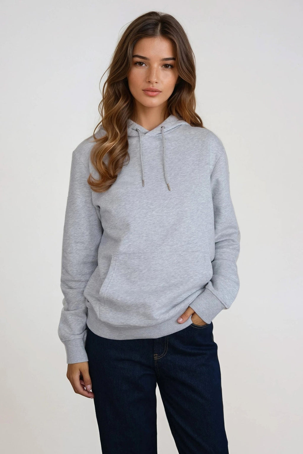 Sweatshirt Hoodie - Ash Grey