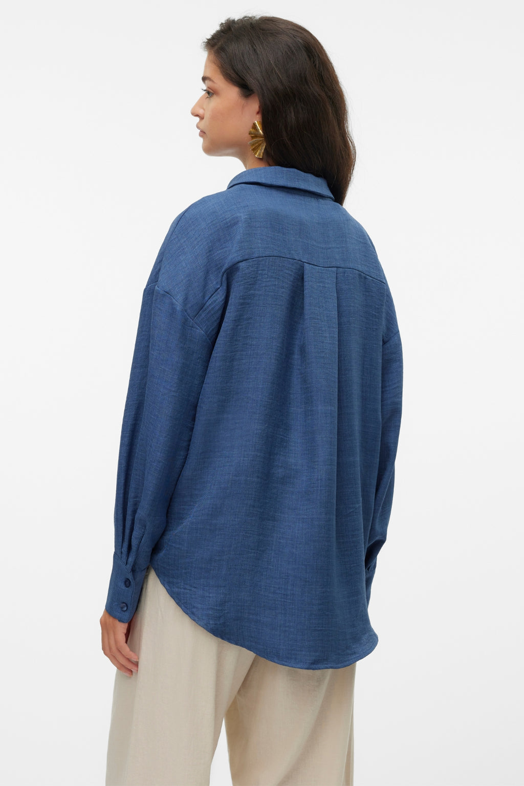 Melaney Queeny Shirt - Dark Denim Melange