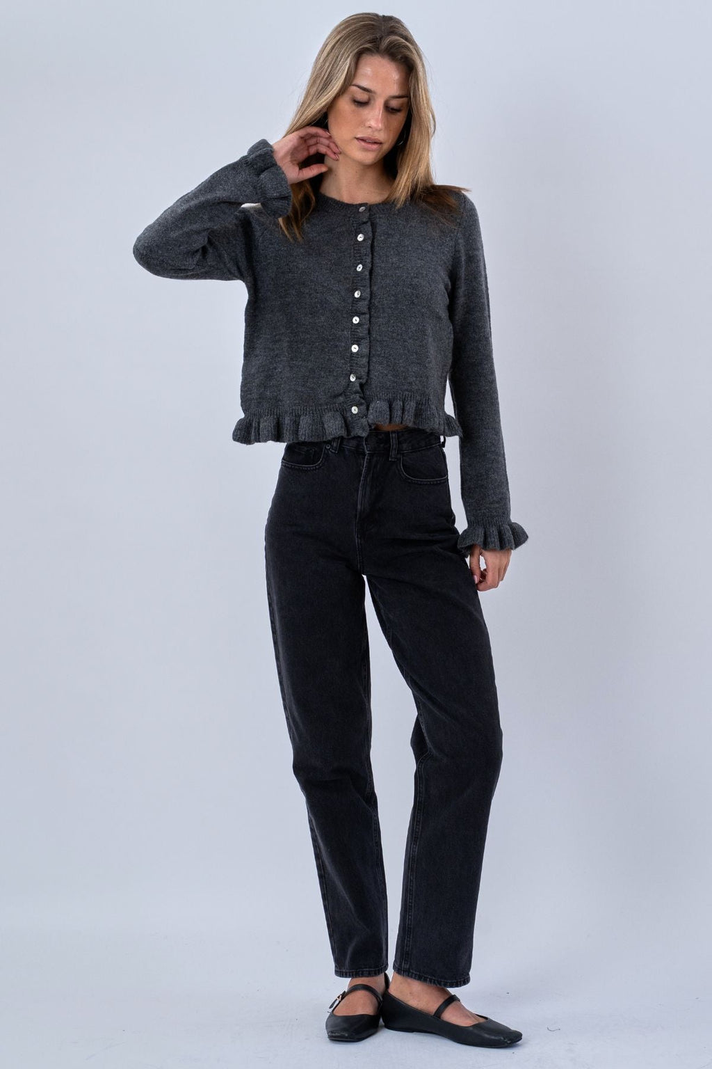 Flora Cardigan - Γκρι