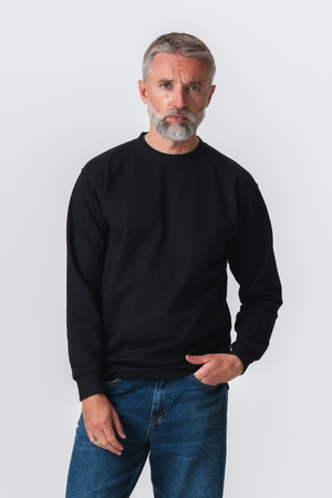 Basic Crewneck - Μαύρο