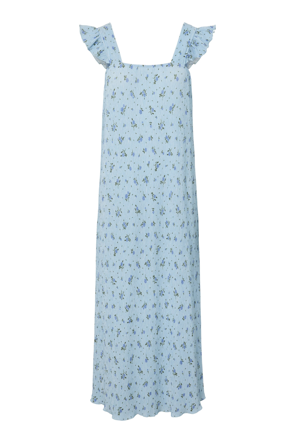 Flora Strap Flounce Φόρεμα - Cashmere Blue