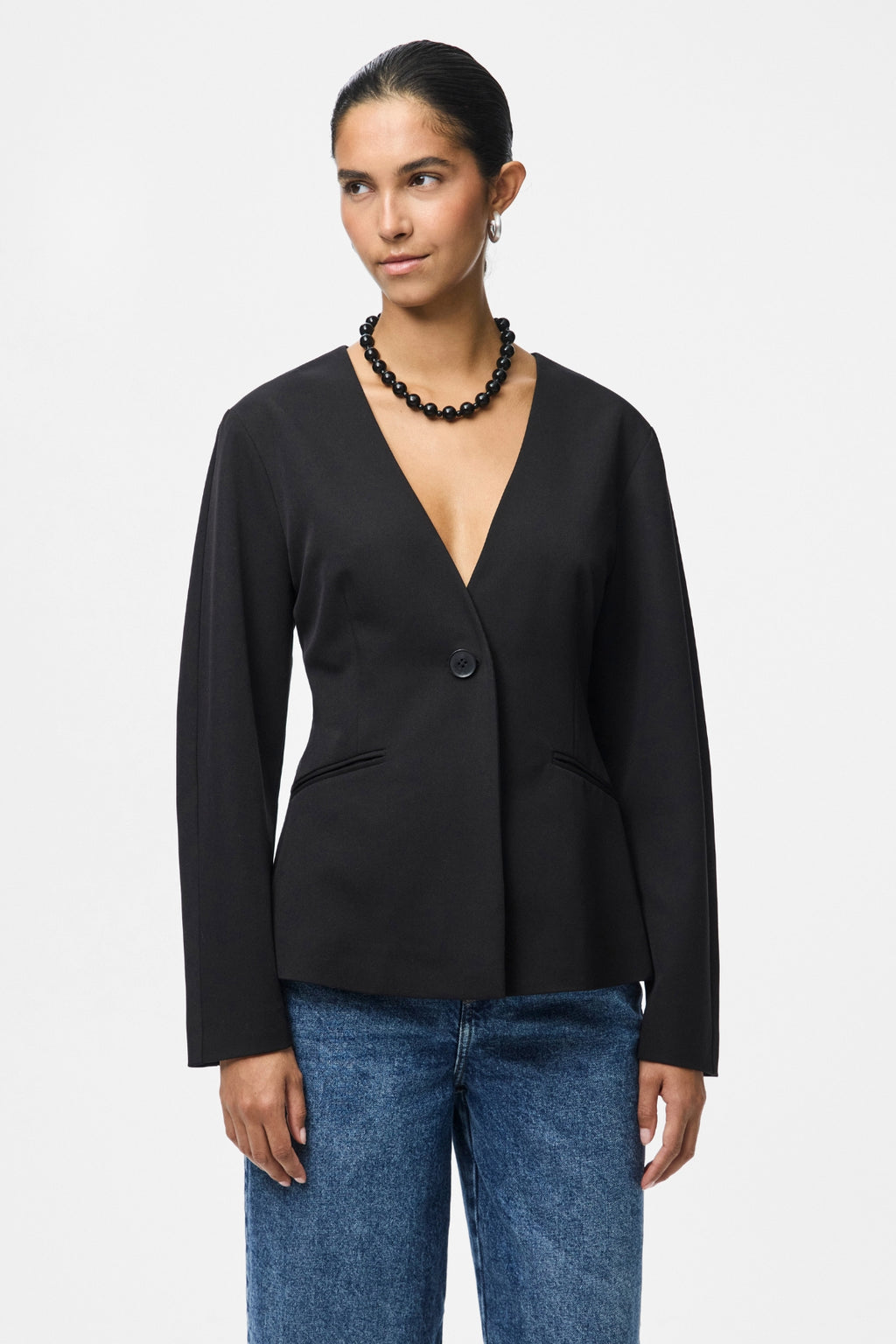 Kamil Fitted Blazer - Μαύρο