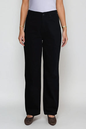 υποκοριστικό της Eleanor Regular Τζιν - πλυμένο μαύρο