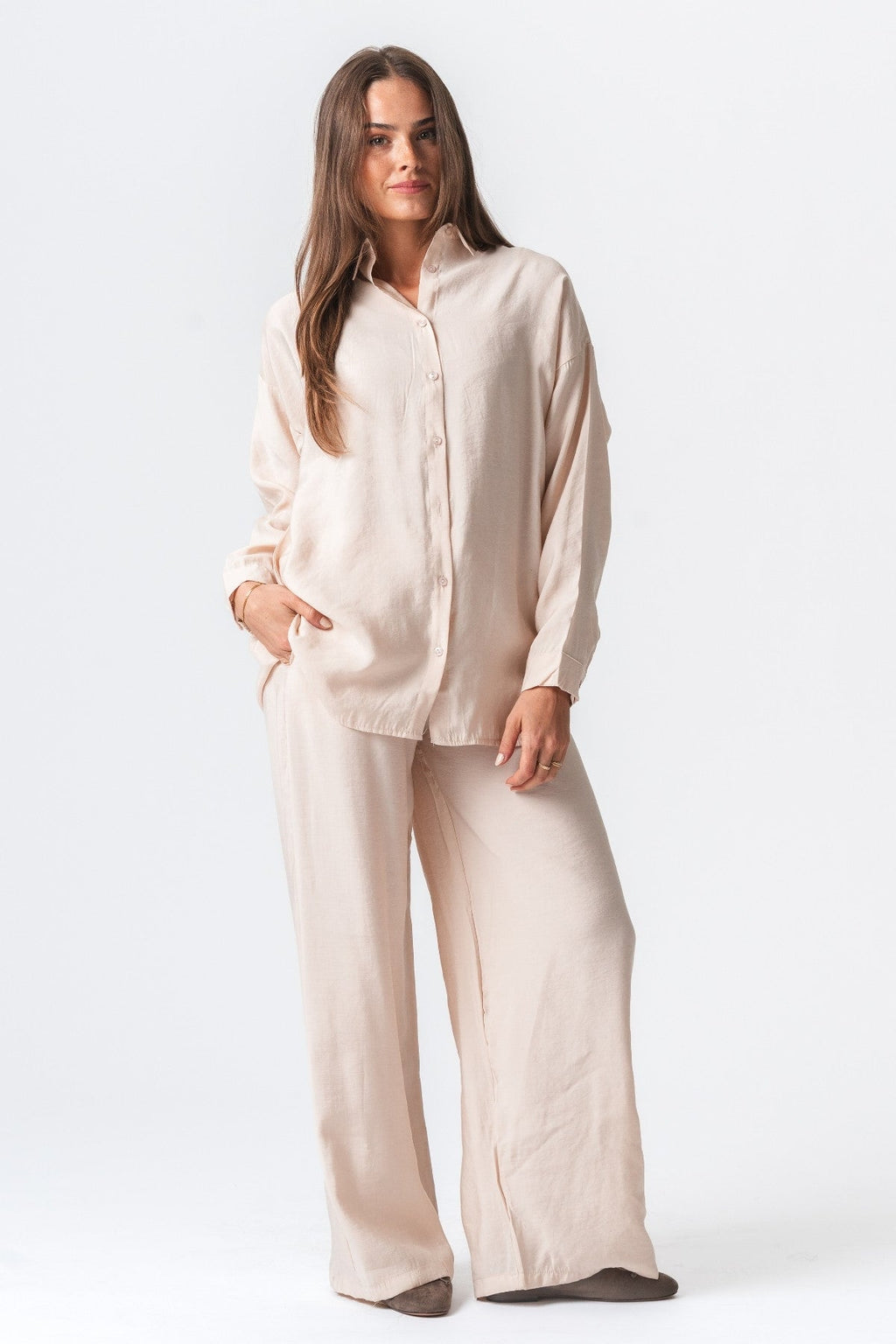 Mia Shirt - μπεζ