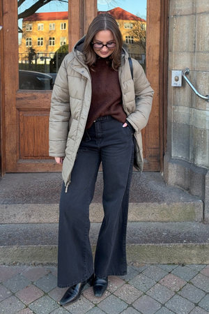 Long Puffer σακάκι - άμμο