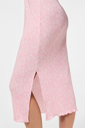 Flora Midi Dress - Roseate Spoonbill Flower