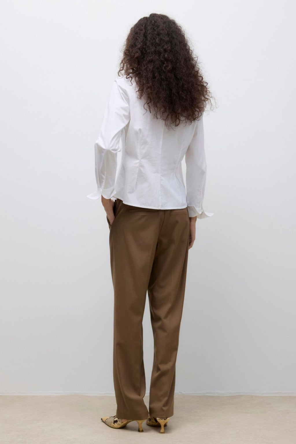 Πουκάμισο ums v -neck - φωτεινό λευκό