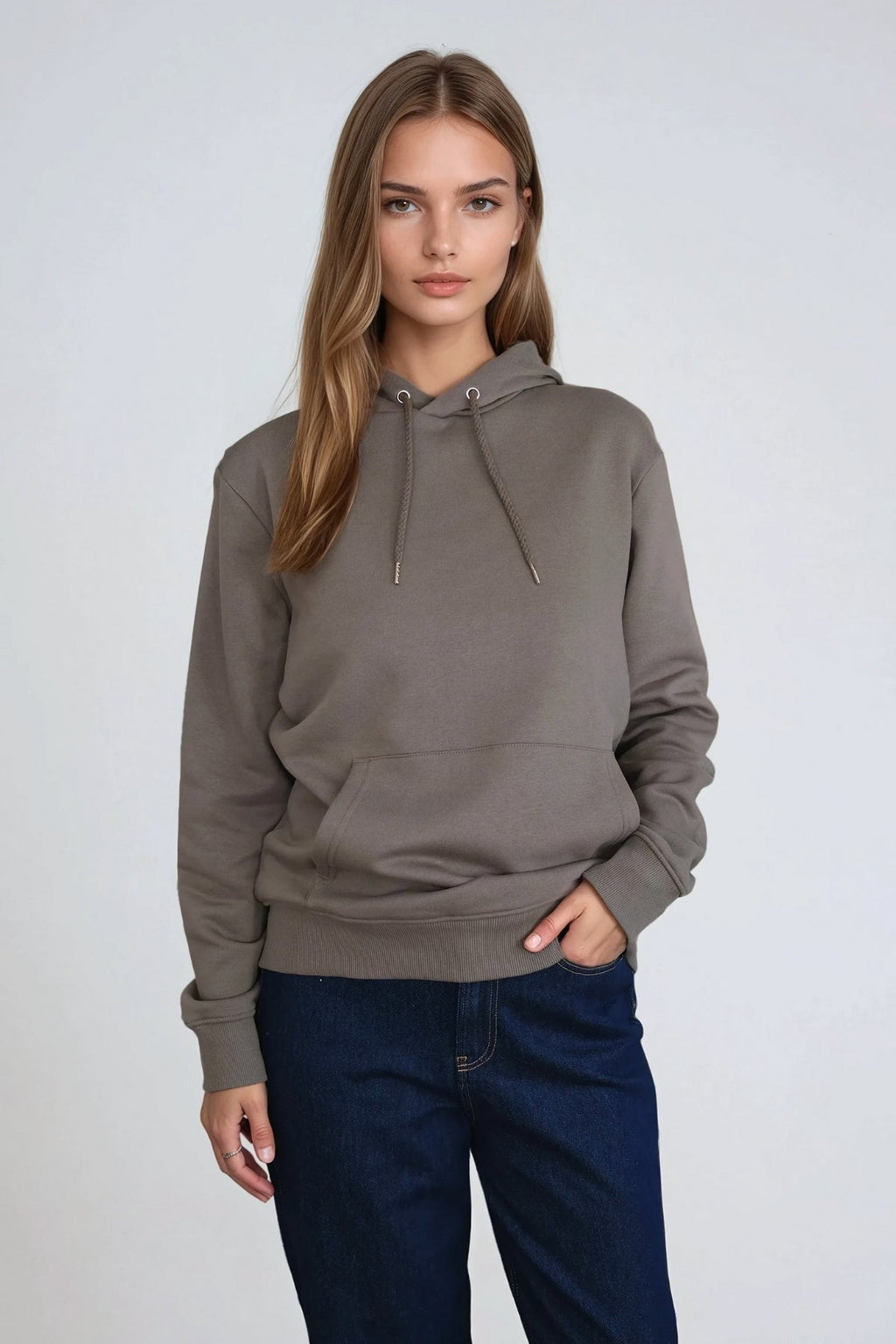 Sweatshirt Hoodie - Στρατός