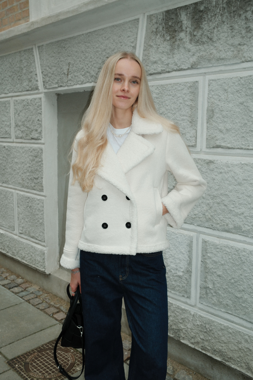 Κοντό παλτό από γούνα - Κιμωλία