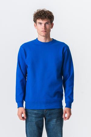 Basic Crewneck - Σουηδικό μπλε