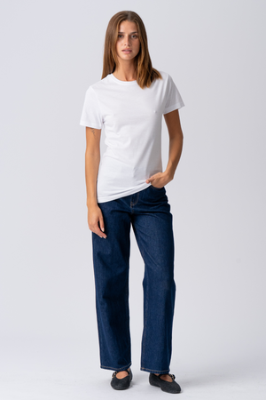 Basic Ελαφρύ μπλουζάκι - λευκό