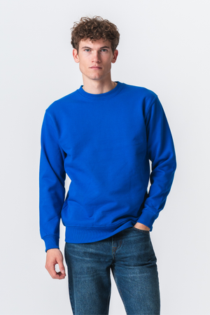 Basic Crewneck - Σουηδικό μπλε