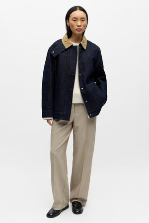 Τζιν μπουφάν Sirenna - Τζιν Σκούρο Μπλε