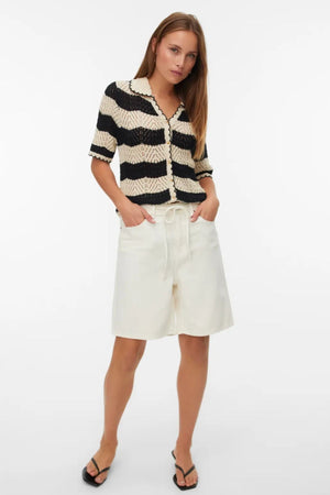 Τζιν Villa Bermuda Shorts - Εκρού