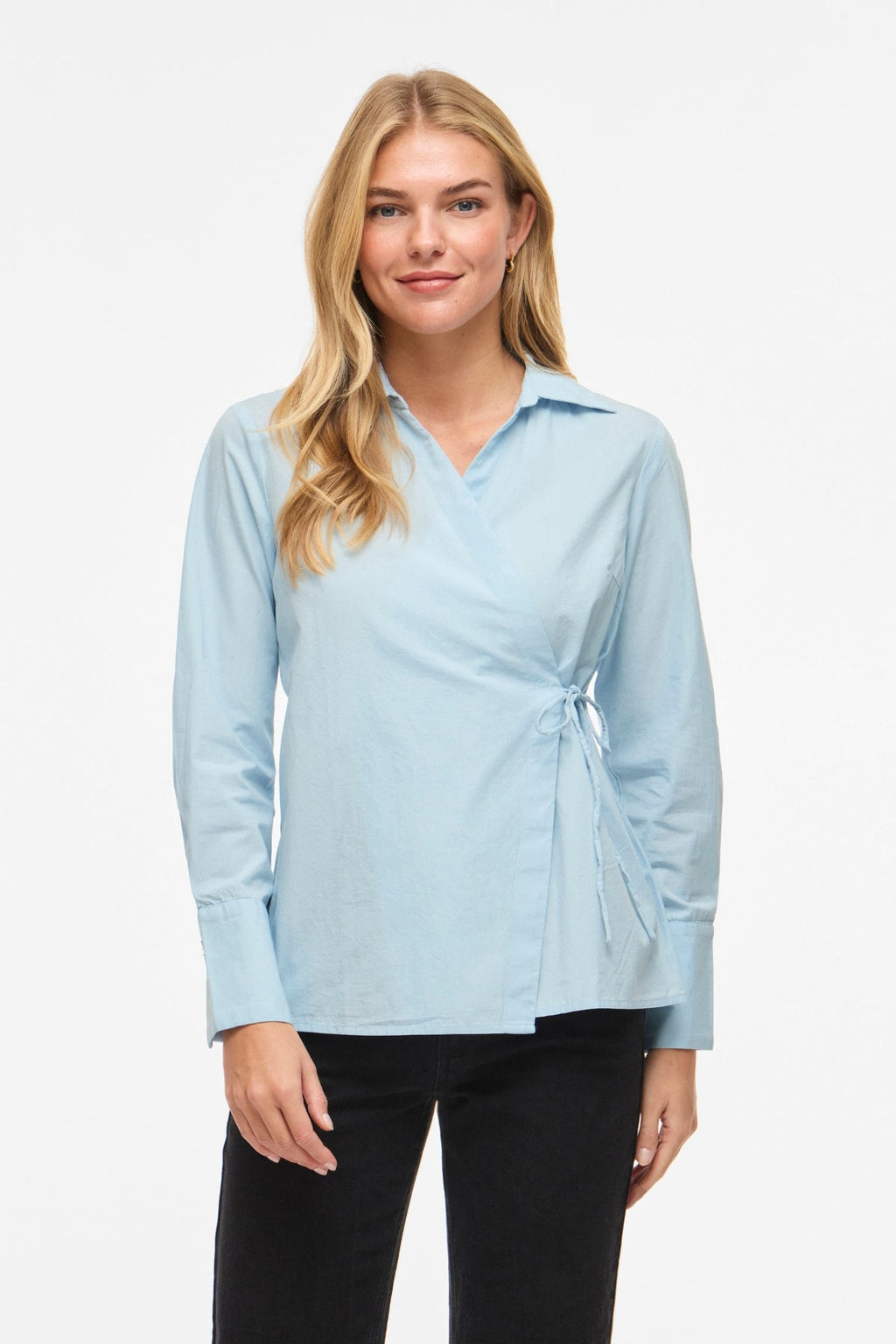 Lumi V-Neck Wrap Top - Nantucket Breeze