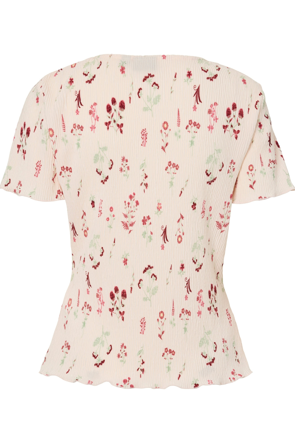 Flora O-Neck Top - Petal Pink