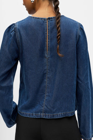 Πλαίσιο κορυφής - σκούρο μπλε denim