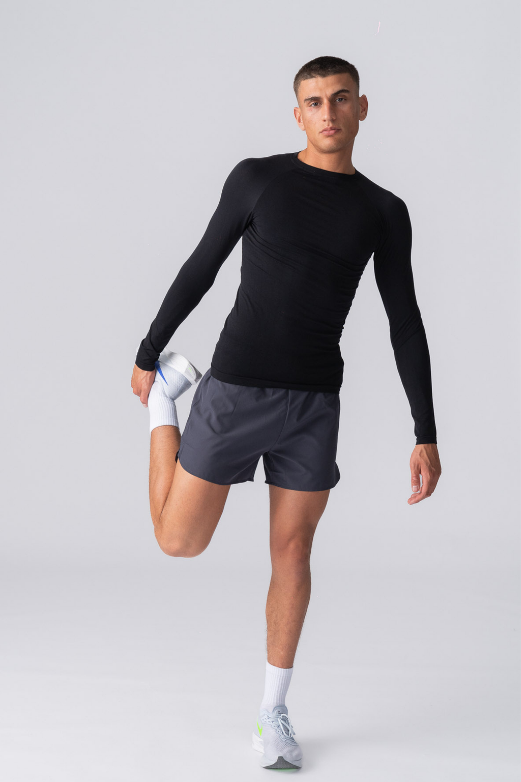 Prime Long Sleeve T -shirt - μαύρο