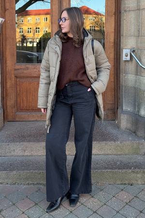 Long Puffer σακάκι - άμμο