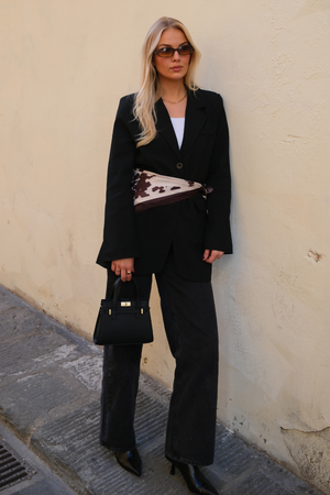 Claire Oversized Blazer - Black